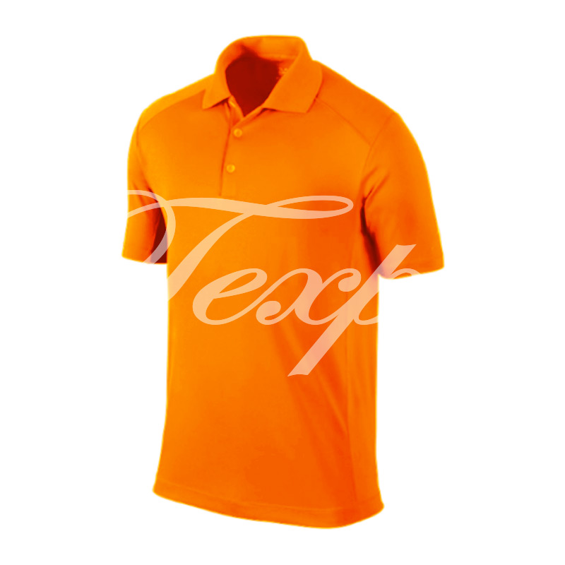 Polera Varón Dryfit Fluor C/Reflect M/L 100% Poly 150gr, Cuello Camisero